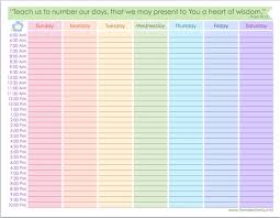 15 Printable Weekly Schedules For Everyone To Utilize Weekly Schedule Printable Weekly Calendar Printable Schedule Printable