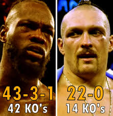 Deontay Wilder vs Oleksandr Usyk Boxing Match