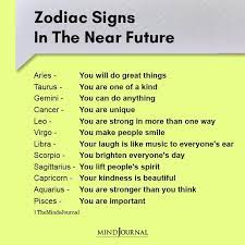 Zodiac Signs In The Near Future Zodiac Signs Zodiac Zodiac Signs In