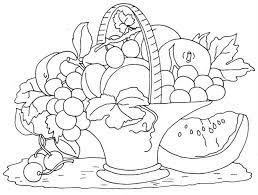 The spruce / ashley deleon nicole these free pumpkin coloring pages will be sna. Fruit Basket Coloring Pages Crafts And Worksheets For Preschool Toddler And Kindergarten Fruit Basket Drawing Basket Drawing Coloring Pages