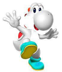 White Yoshi Yba Png Yoshi Mario And Luigi Mario Birthday