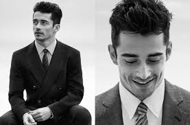 Charles leclerc is a very promising racing driver. Charles Leclerc E Lo Stile Su Misura Di Giorgio Armani Moda Uomo Moda Donna