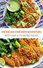 Mexican Chicken Schnitzel Paleo Whole30 Recipe Chicken Schnitzel Mexican Chicken Recipes