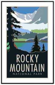 The timing of the incoming storm has changed to later this morning. Rocky Mountain National Park 2 Colorado Poster Travel Posters