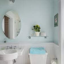 Allow 10 to 12 inches in between the upper and lower shelving unit. Shelving Above Toilet Design Ideas