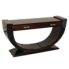 Ebonized And Macassar Art Deco Console Table Art Deco Console Table Console Table Reception Furniture