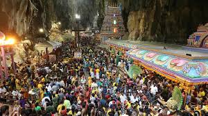 The festival's events take place in batu caves which are located on the hill in gombak region, 13 km north to kuala lumpur the capital of malaysia. Video 400 000 Descend On Batu Caves For Thaipusam