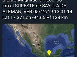 Jun 21, 2021 · el servicio sismológico nacional (ssn) informó el registró de un sismo de magnitud 4.2 en el municipio de las choapas, al sur del estado de veracruz. Se Registra Temblor En Veracruz Meganoticias