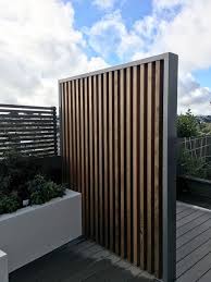 timber and steel screen backyard privacy screen pergola diy backyard patio