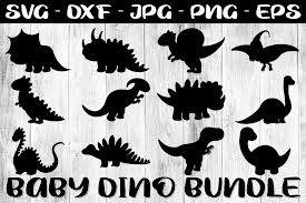 Download Baby Dinosaur Svg Cute Baby Dino Silhouette 1115371 Illustrations Design Bundles