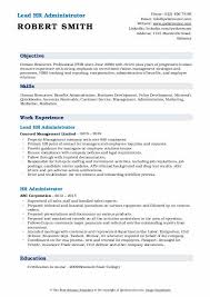 A smartly written cover letter can be the difference maker when competing for a job. Hr Administrator Resume Samples Qwikresume