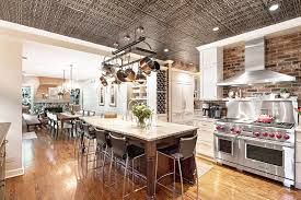Tin ceiling tiles are a simple way to make a big impact and affordable way to transform any home and kitchen. Tin Ceiling Kitchen Ideas Design Gallery Designing Idea