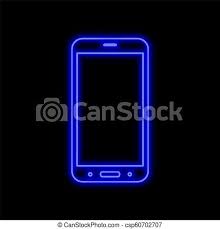 If your phone battery being drained quickly is what bothers you the most, then buy our battery case which has a built in batter that will add a few hours worth of juice to your phone. Mobile Phone Smartphone Neon Sign Bright Glowing Symbol On A Black Background Neon Style Icon Canstock
