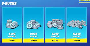 Below you will find the full list of fortnite v bucks pricing in both us dollars and indian rupees. Ayy Permanent Price Drop On V Bucks Fortnitebr