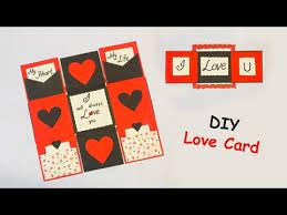 Fold along the perforated lines to pop out the letters. How To Make A Love Card For Loved Ones I Love You Card Ideas Love Greeting Cards Latest Design Youtube Love Cards Cards Your Cards