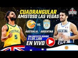 La selección argentina de básquet chocará con australia este martes 3 de agosto , desde las 9 horas de la mañana de argentina (21 horas en japón), por los cuartos de final de los juegos. Baloncesto En Vivo Argentina Vs Australia Cuadrangular En Las Vegas Elalma Youtube