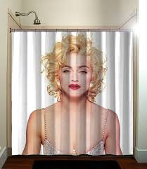 Nice Madonna Diva Blonde Shower Curtain Bathroom Home Decor Blonde Shower Madonna Madonna Body