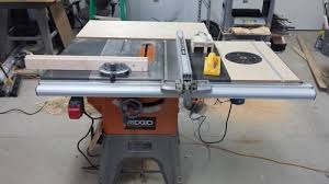 Ridgid R4512 Table Saw 1 My R4512 Setup By Uminded Lumberjocks Com Woodworking Community Projecten