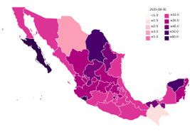 La mandataria capitalina reportó que hay una disminución en la capacidad hospitalaria en los últimos 15 días. Covid 19 Pandemic In Mexico Wikipedia