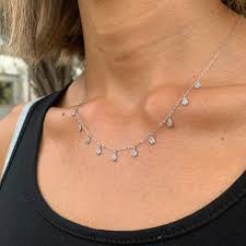 White Gold Necklace Design