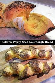 Saffron Poppy Seed Sourdough Epi Bread Recipe Saffron Recipes Sourdough Bread Pull Apart Recipes