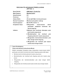 Rpp membuat busana pria 1 2. Kumpulan Rpp Tata Busana