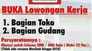 Memiliki pengalaman kerja min 1 tahun sebgai admin gudang berkepribadian menyenangkan & loyalitas Lowongan Kerja Bagian Toko Dan Gudang Indogrosir Makassar Lowongan Kerja Makassar