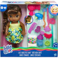 Baby Alive Cute Hairstyles Baby Doll Black Hair Dolls Baby Toys Shop The Exchange
