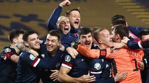 After a last desperate scramble in scotland's box, fans celebrated their first euros point as they cheered and danced in the street. Scotland Celebrates Euro Finals Qualification Bbc News