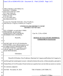 Zoe Tillman On Twitter Republicans Have Dropped A Challenge To Nv Election Results In Federal Court Re Use Of Software To Verify Signatures They Previously Lost A Motion For A Tro Preliminary Injunction