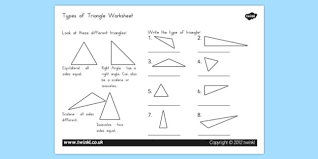 Use browser document reader options to download and/or print. Types Of Triangle Worksheet Teacher Made