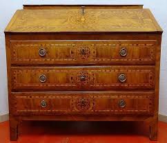 Ancien Mobile A Ribalta Lombardie Luigi Xvi Mobilier De Salon Luigi Conservation