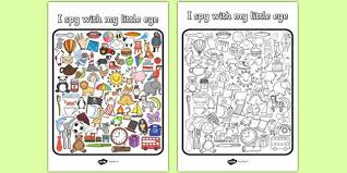 I Spy With My Little Eye Activity I Spy Growth Mindset Statements Space Coloring Pages