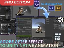 Ae2unity Pro After Effect To Unity Animation Animation Tools Unity Asset Store Animation Tools Unity Animation