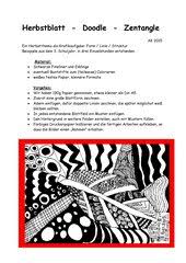 Eine sammlung interessanter quellen zu kunst und kunsterziehung: Kunst Arbeitsmaterialien Zentangle Zendoodle 4teachers De