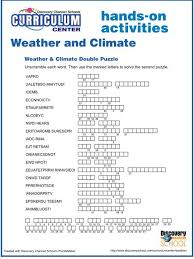 Http School Discoveryeducation Com Curriculumcenter Weather Pdf Doublepuzzle Pdf Climate Double Word Puz School Worksheets Middle School Weather And Climate