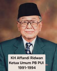 Kiprah KH. Afandi Ridwan dalam PUI KH. Afandi Ridwan merupakan sosok kader  sejati Persatuan Ummat Islam (PUI). Sejak muda, beliau telah mengagumi KH.  Abdul Halim, pendiri PUI dari daerahnya, Jatiwangi, Majalengka, serta