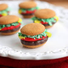 Mini Burger Cookies Recipe Burger Cookies Food Mini Burgers