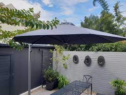Ratings, based on 6 reviews. Rejuvenate Your Patio With A Large Patio Umbrella Ashadya Shade Sails Blinds
