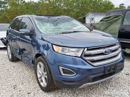 The trim levels available with the 2018 edge were the se, the sel, titanium and sport. Ford Edge Titanium 2018 Blue 3 5l 6 Vin 2fmpk3k81jbc26606 Free Car History