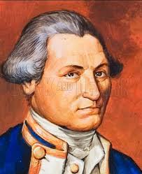 Captain James Cook stock image