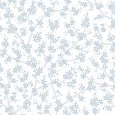 Sandudd Henrik Light Blue Floral Paper Strippable Wallpaper Covers 56 4 Sq Ft Sd5311 2 The Home Depot Blue Floral Wallpaper Floral Wallpaper Wallpaper