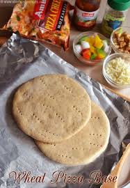 Whole Wheat Pizza Base Recipe Homemade Pizza Dough Recipe Sharmis Passions Wheat Pizza Base Recipe Whole Wheat Pizza Homemade Pizza Base Recipe