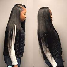 Silky Straight Hair Weave Extensions Sleek Onyc Hair Straight Weave Hairstyles Straight Hair Bundles Hair Styles