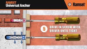 A wide variety of ramset anchor bolts options are available to you, such as diameter, standard, and. Ramset Universal Anchor Youtube