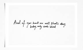 And if you hurt me that's ok, baby, only words bleed inside these pages you just hold me and i won't ever let you go. Photograph Lyrics Tumblr