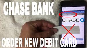 Get a new chase debit card. How To Order Chase Bank Replacement Debit Card Youtube