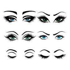 Eye Lashes Svg Cuttable Designs Eye Lash Svg Makeup Eyelashes