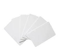 Card Factory Supply CR80 Size 85.5*54*0.9mm 13.56MHz RFID Waterproof NFC  Smart PVC Cards MIFARE DESFire EV1 8K White Blank Hotel