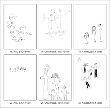 Draw as part of the human experience. Family Drawings From 4 And 6 Year Old Children Across The Cultural Groups Download Scientific Diagram